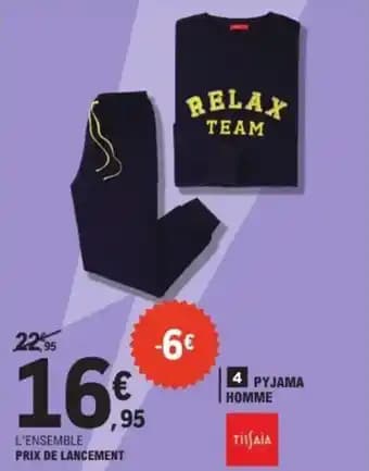 Promotion Exclusives de 3
Pyjama homme : Découvrez l'Offre incontournable