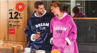 TISSAIA Sweat plaid adulte