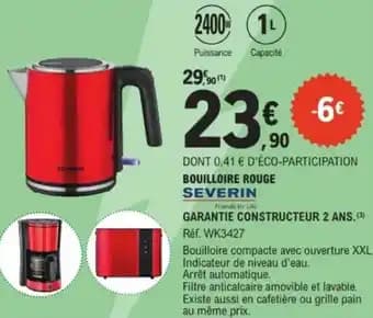 Promotion Exclusives de 1
Bouilloire : Découvrez l'Offre incontournable