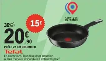 TEFAL Poêle unlimited 22 cm