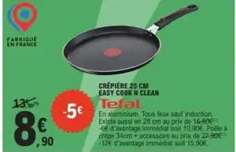 Crêpière easy cook n clean 25 cm