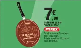 PYREX Crêpière 25 cm "nocciolata"