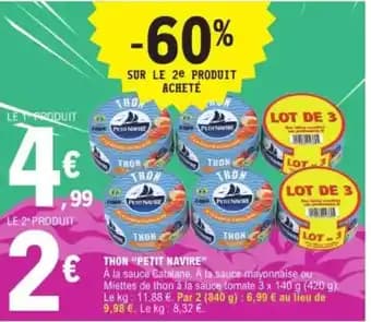 Promotion Exclusives de 32
Thon : Découvrez l'Offre incontournable