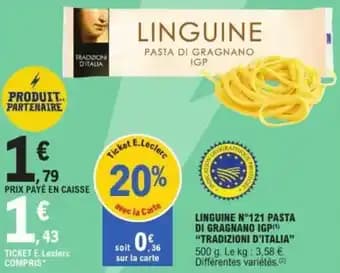 Promotion Exclusives de 2
Pasta : Découvrez l'Offre incontournable