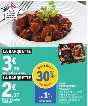 CHARAL Bœuf bourguignon 300 g