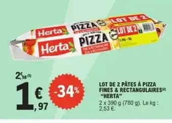 Promotion Exclusives de 35
Herta : Découvrez l'Offre incontournable