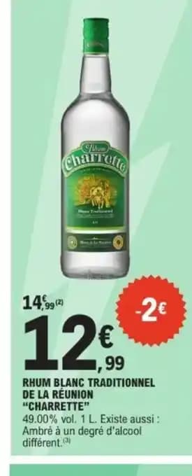 Promotion Exclusives de 6
Rhum blanc : Découvrez l'Offre incontournable