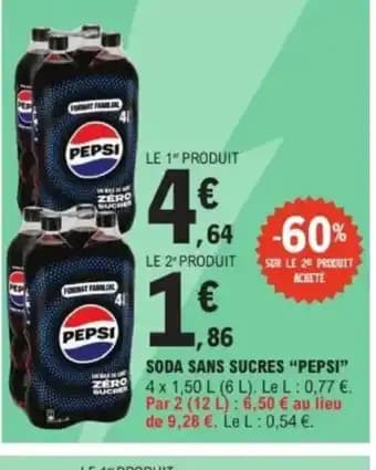 Promotion Exclusives de 6
Soda : Découvrez l'Offre incontournable