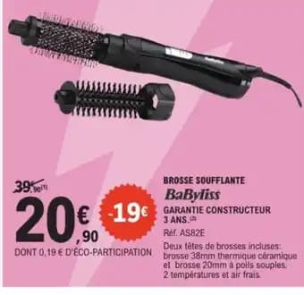 Promotion Exclusives de 2
Brosse soufflante : Découvrez l'Offre incontournable