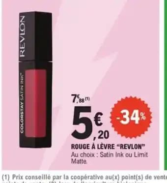 Promotion Exclusives de 2
Revlon : Découvrez l'Offre incontournable