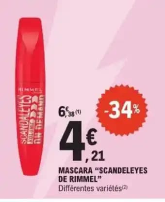 Promotion Exclusives de 2
RIMMEL : Découvrez l'Offre incontournable