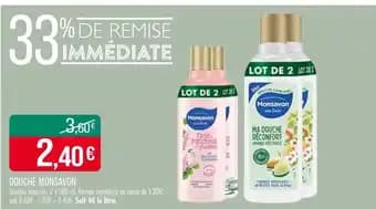 Promotion Exclusives de 2
Monsavon : Découvrez l'Offre incontournable