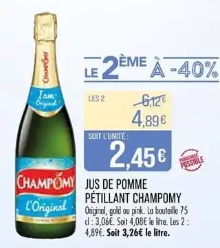 Promotion Exclusives de 17
Jus de pomme : Découvrez l'Offre incontournable