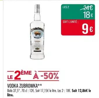 Promotion Exclusives de 6
Vodka : Découvrez l'Offre incontournable