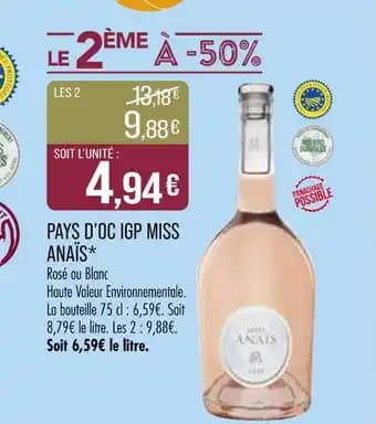 Promotion Exclusives de 1
Anaïs : Découvrez l'Offre incontournable