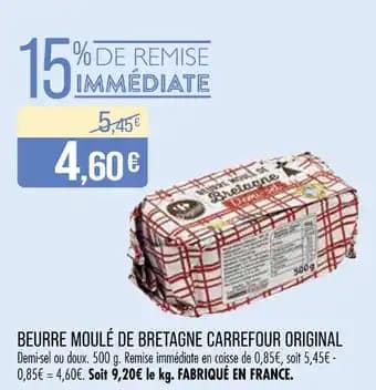 Promotion Exclusives de 1
Beurre moule : Découvrez l'Offre incontournable