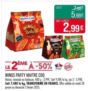Promotion Exclusives de 23
Coq : Découvrez l'Offre incontournable