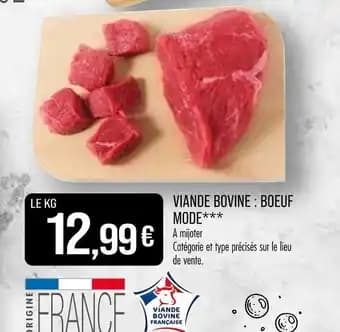Promotion Exclusives de 60
Bovine : Découvrez l'Offre incontournable