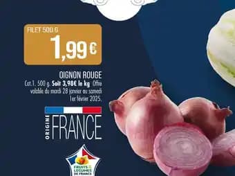 Promotion Exclusives de 9
Oignon : Découvrez l'Offre incontournable