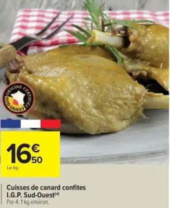 Promotion Exclusives de 1
Cuisses confites : Découvrez l'Offre incontournable