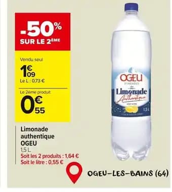 OGEU Limonade authentique 1,5 l