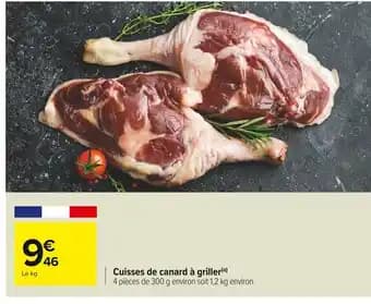 Cuisses de canard à griller 300 g