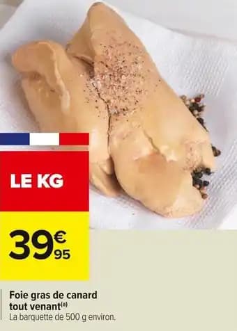 Foie gras de canard tout venant 1 kg
