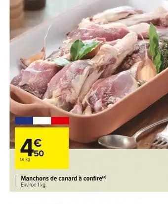 Manchons de canard à confire 1 kg