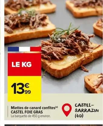 Miettes de canard confites 1 kg