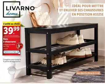Livarno home Banc à chaussures