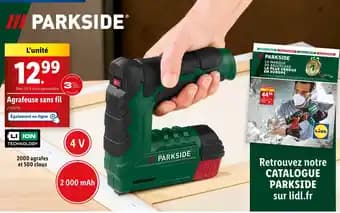 PARKSIDE Agrafeuse sans fil