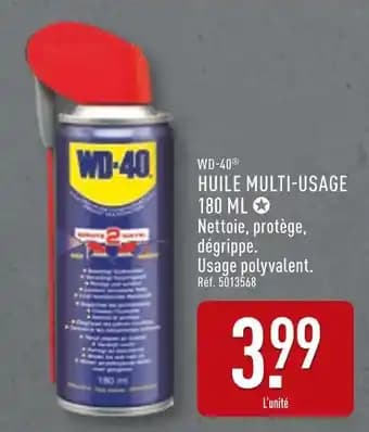 Promotion Exclusives de 8
Wd 40 : Découvrez l'Offre incontournable