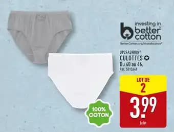 Promotion Exclusives de 10
Culottes : Découvrez l'Offre incontournable