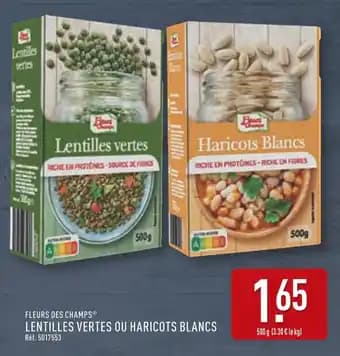 Promotion Exclusives de 23
Haricots : Découvrez l'Offre incontournable