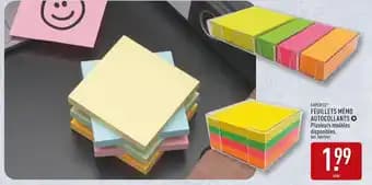 EXPERTIZ Feuillets mémo autocollants