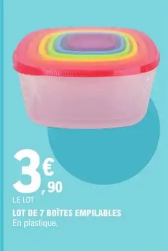 Promotion Exclusives de 4
Lot de boîtes : Découvrez l'Offre incontournable