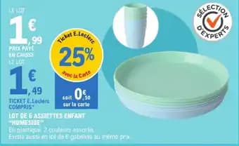 Promotion Exclusives de 3
Assiettes : Découvrez l'Offre incontournable