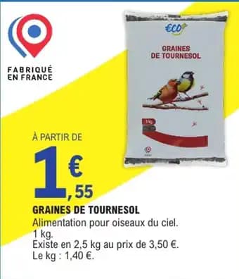 ECO+ Graines de tournesol