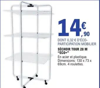 Promotion Exclusives de 2
Séchoir tour : Découvrez l'Offre incontournable