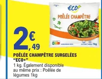 ECO+ Poêlée champêtre surgelées