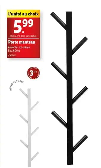 Promotion Exclusives de 1
Porte manteau : Découvrez l'Offre incontournable