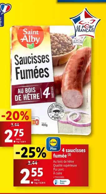 Promotion Exclusives de Saucisses fumée : Découvrez l'Offre incontournable