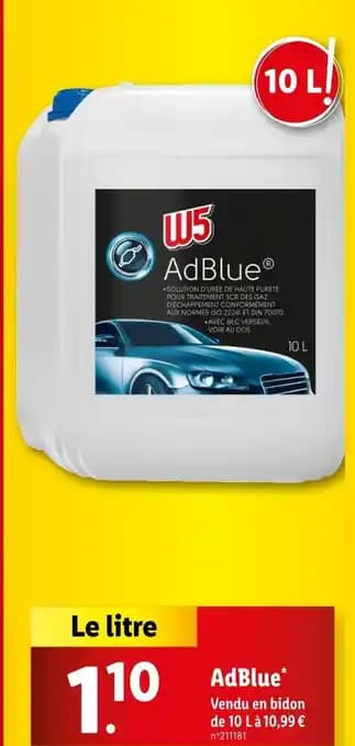 Promotion Exclusives de 9
Adblue : Découvrez l'Offre incontournable