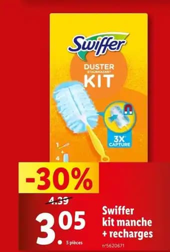SWIFFER Swiffer kit manche + recharges