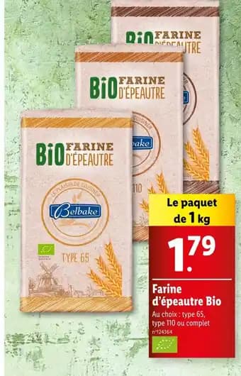 Promotion Exclusives de 2
Farine bio : Découvrez l'Offre incontournable