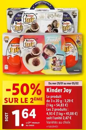 Promotion Exclusives de 20
Kinder : Découvrez l'Offre incontournable