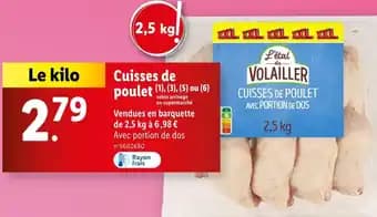 Promotion Exclusives de 10
Cuisses de poulet : Découvrez l'Offre incontournable