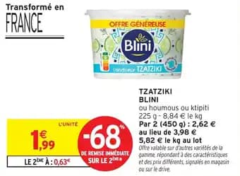 Promotion Exclusives de 4
Blini : Découvrez l'Offre incontournable