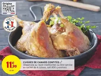Promotion Exclusives de 3
Cuisses confites : Découvrez l'Offre incontournable