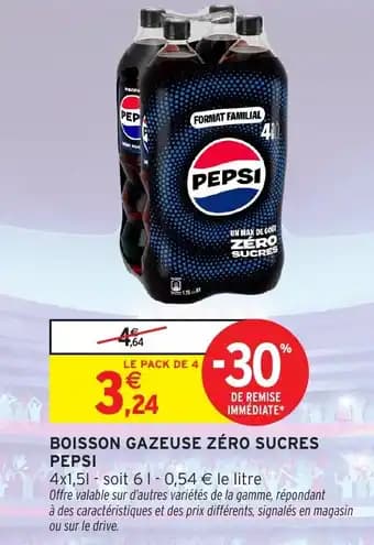 Promotion Exclusives de 10
Pepsi : Découvrez l'Offre incontournable
